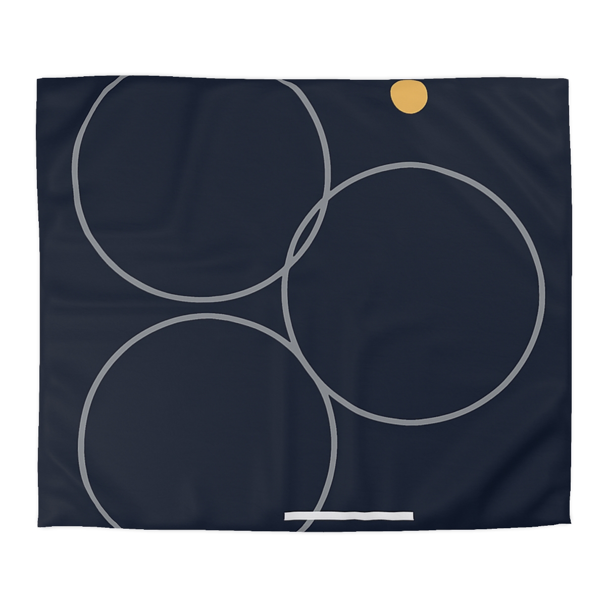 Three Rings With Shared Tangent Bar designer printed duvets