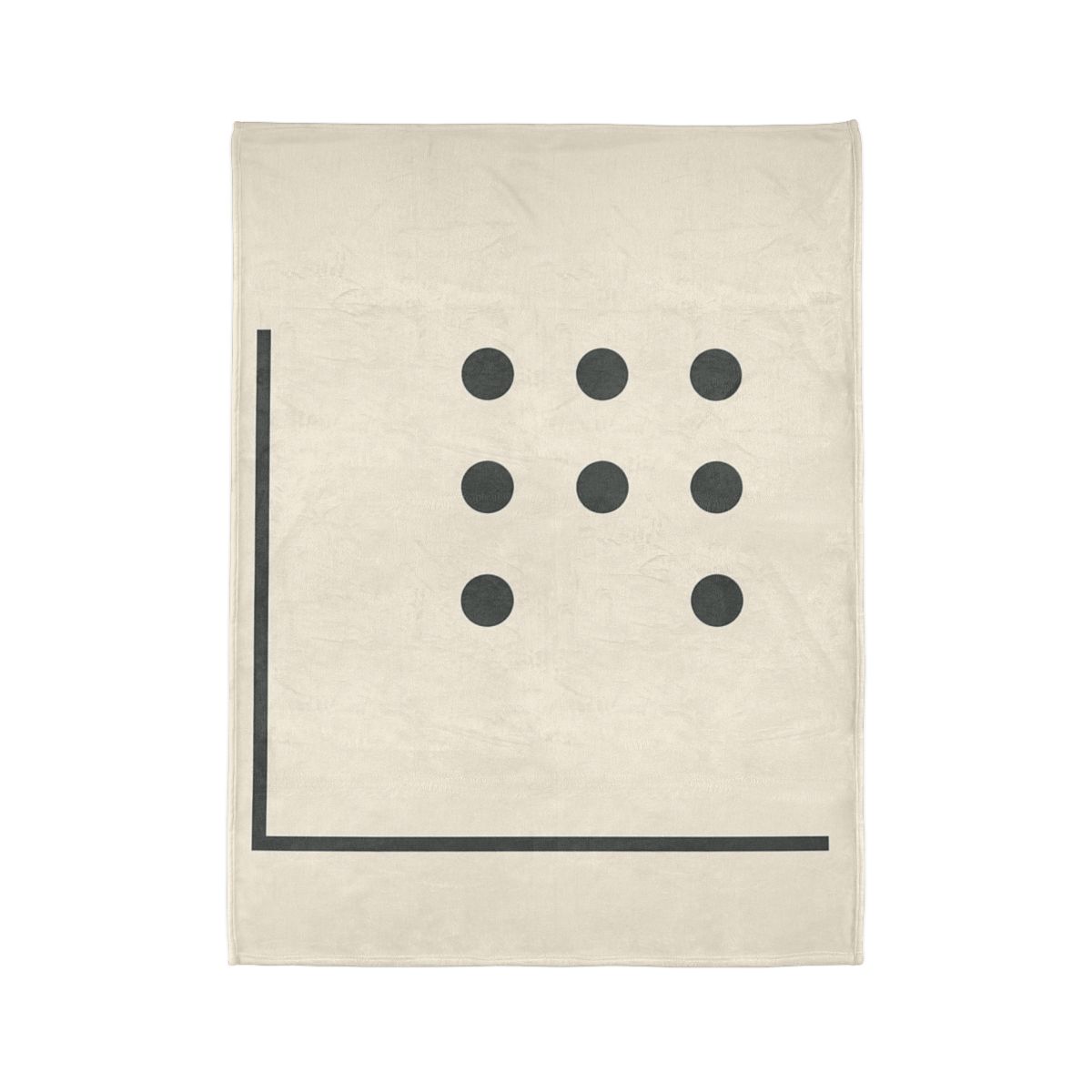 Sparse Dot Grid With Broken Frame warm winter blankets