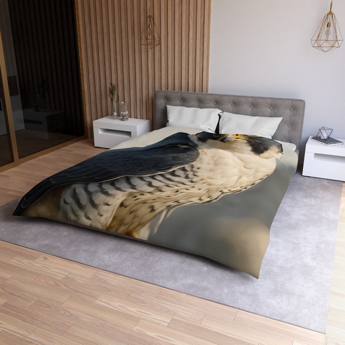 Velocity Gaze Peregrine Falcon duvets for gifts