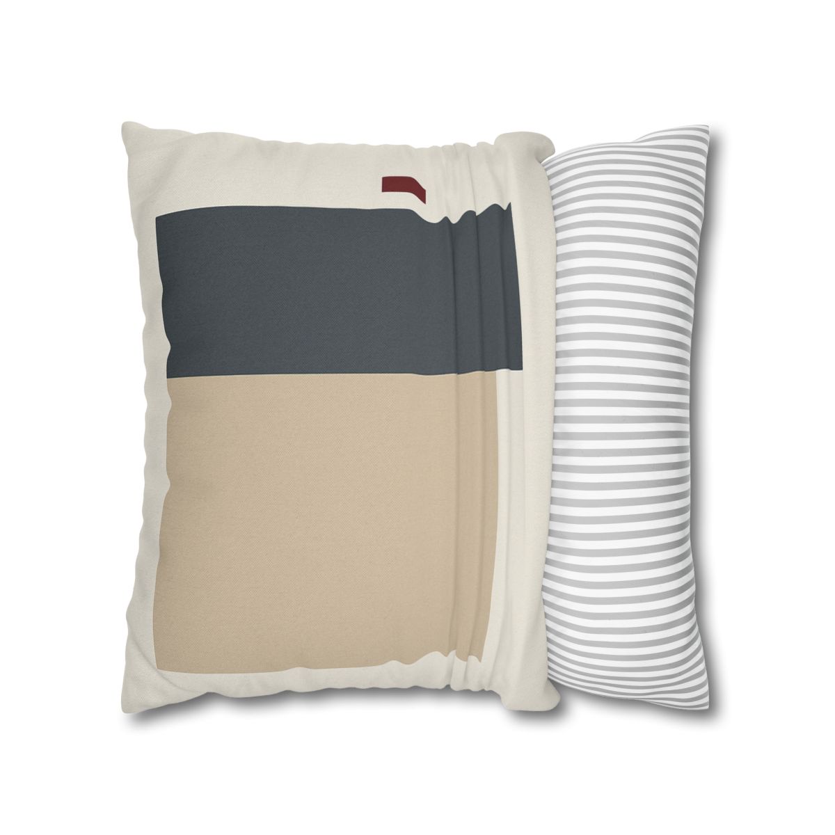 Offset Squares With Calm Corridor designer print pillow cases