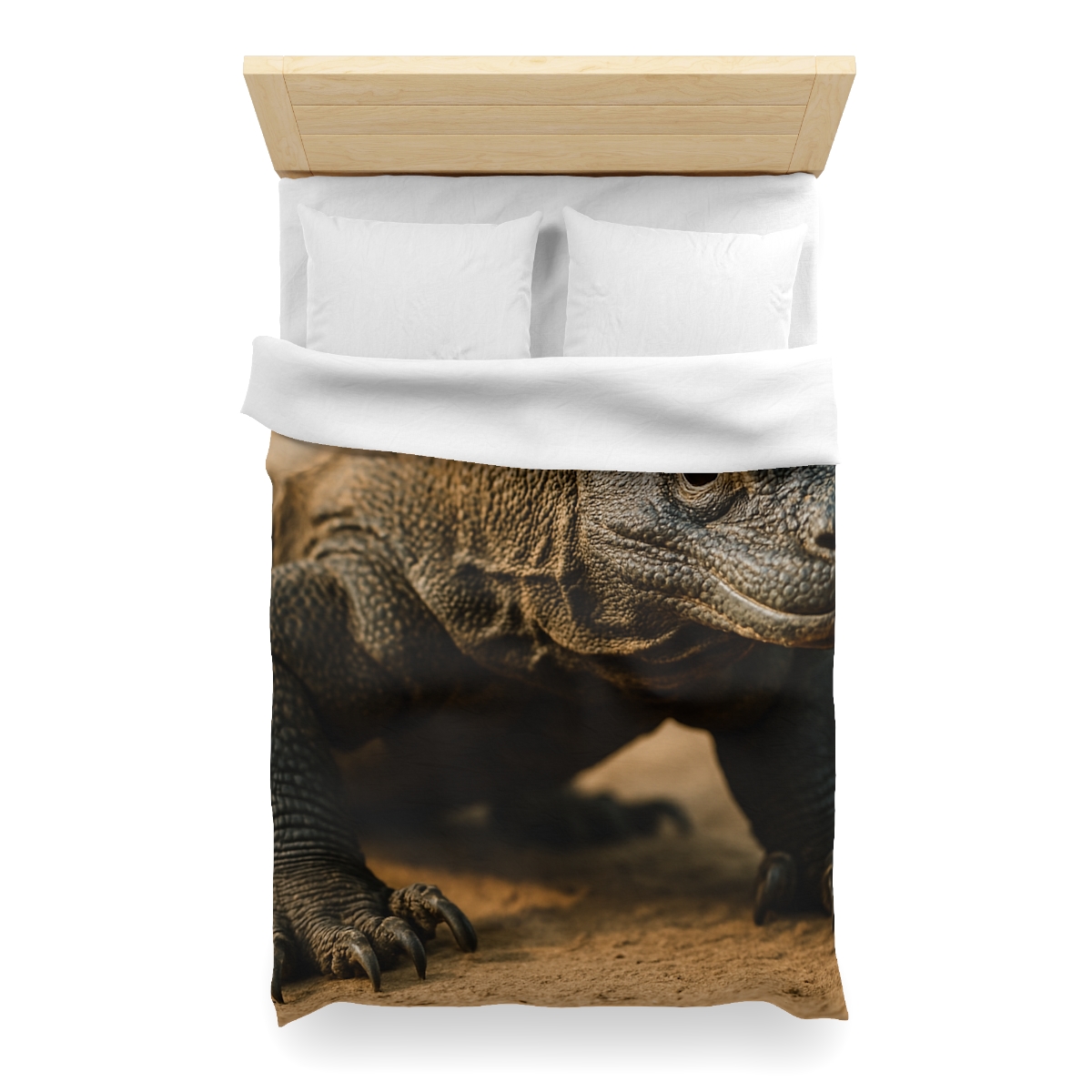 Ancient Sentinel Komodo Dragon unique patterned duvets