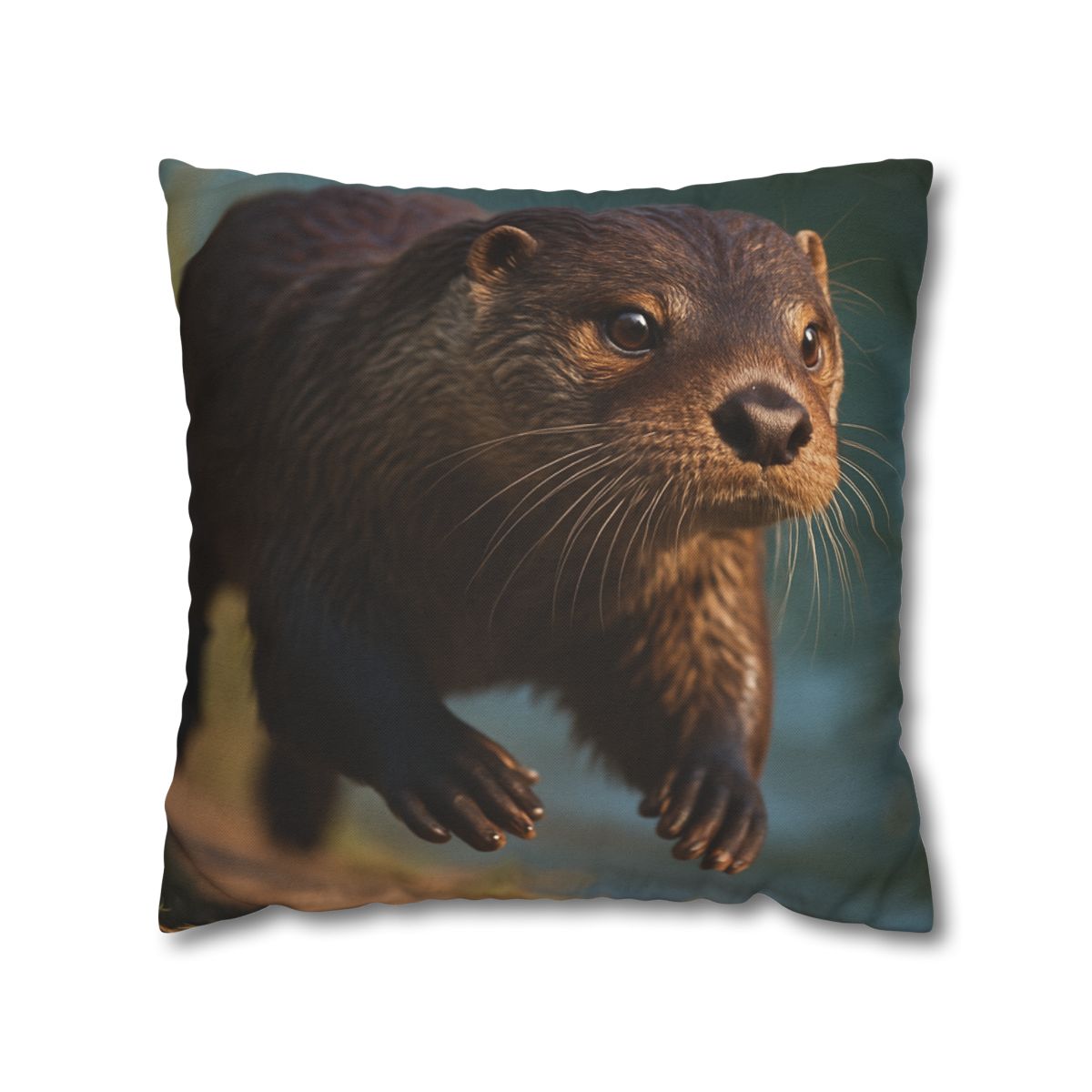 River Sprinter River Otter personalized pillow covers