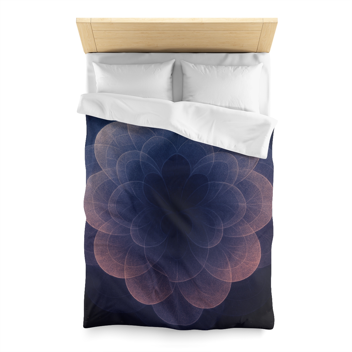 Petal Halo Interference personalized bedding duvets