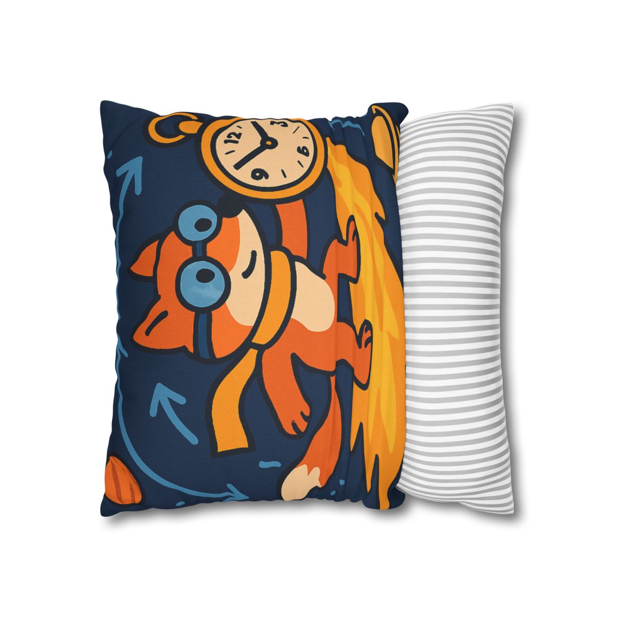 Time Traveling Comet Fox designer print pillow cases