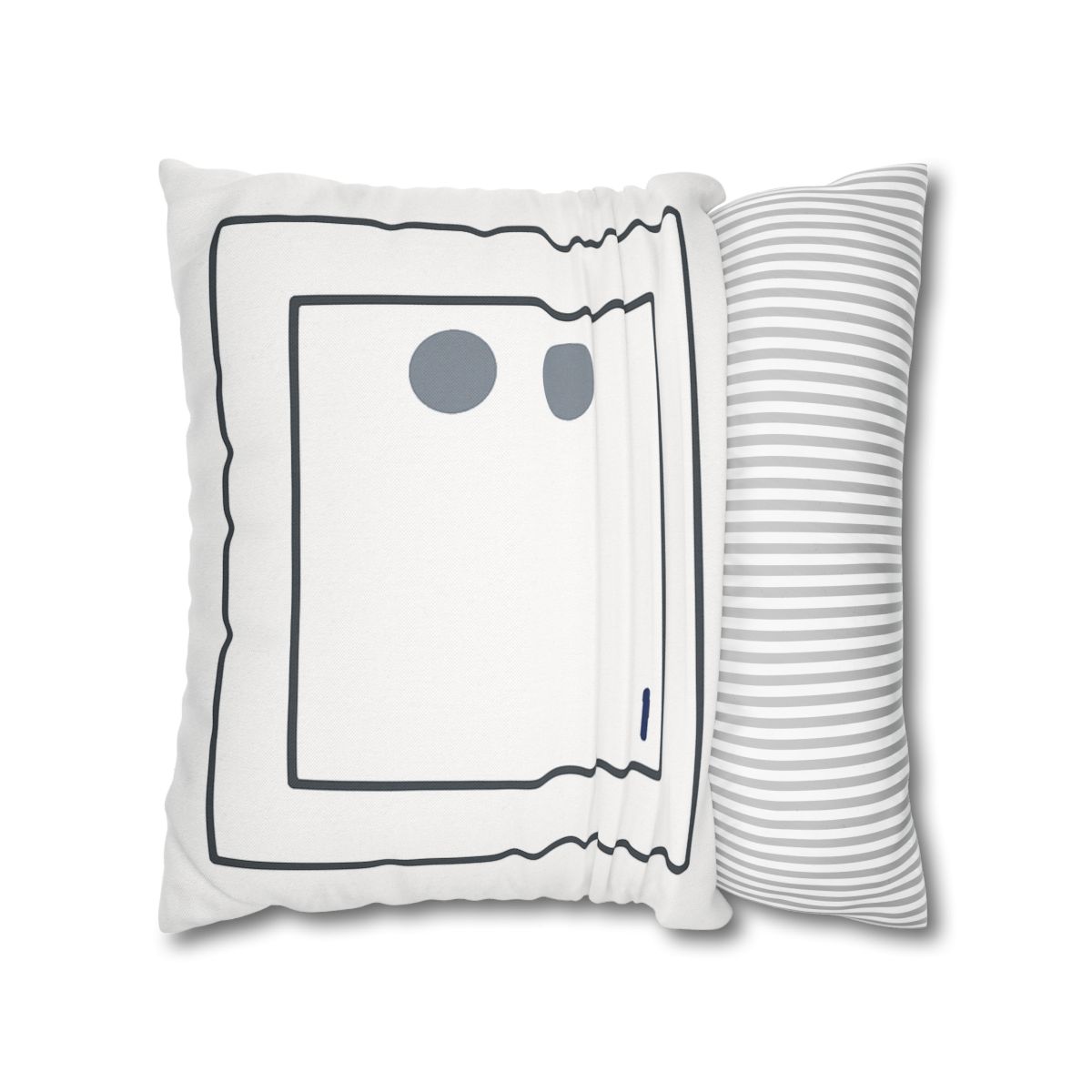 Nested Square With Sliding Circle Pair personalized pillow covers
