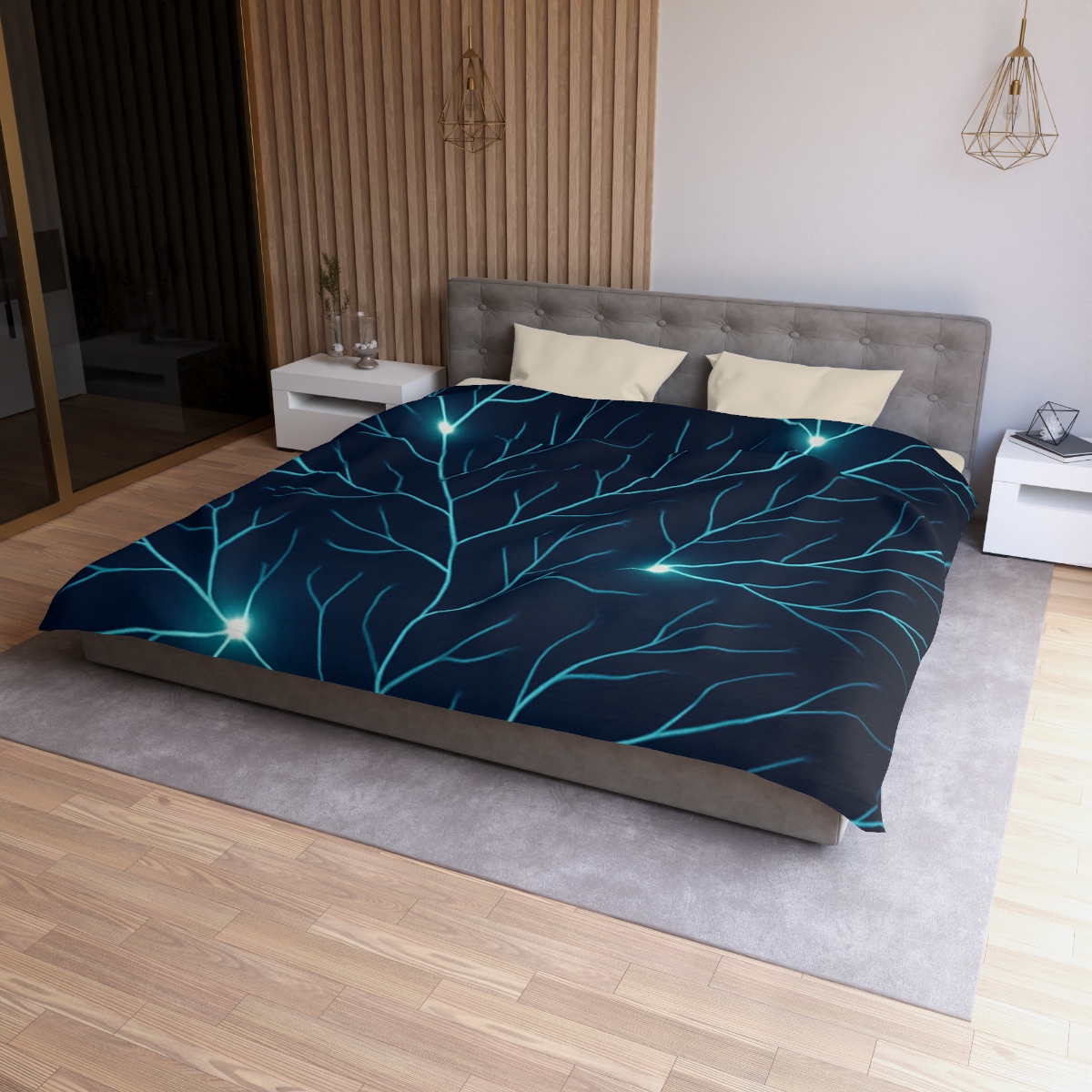 Luminous Vein Constellation soft comforter duvets