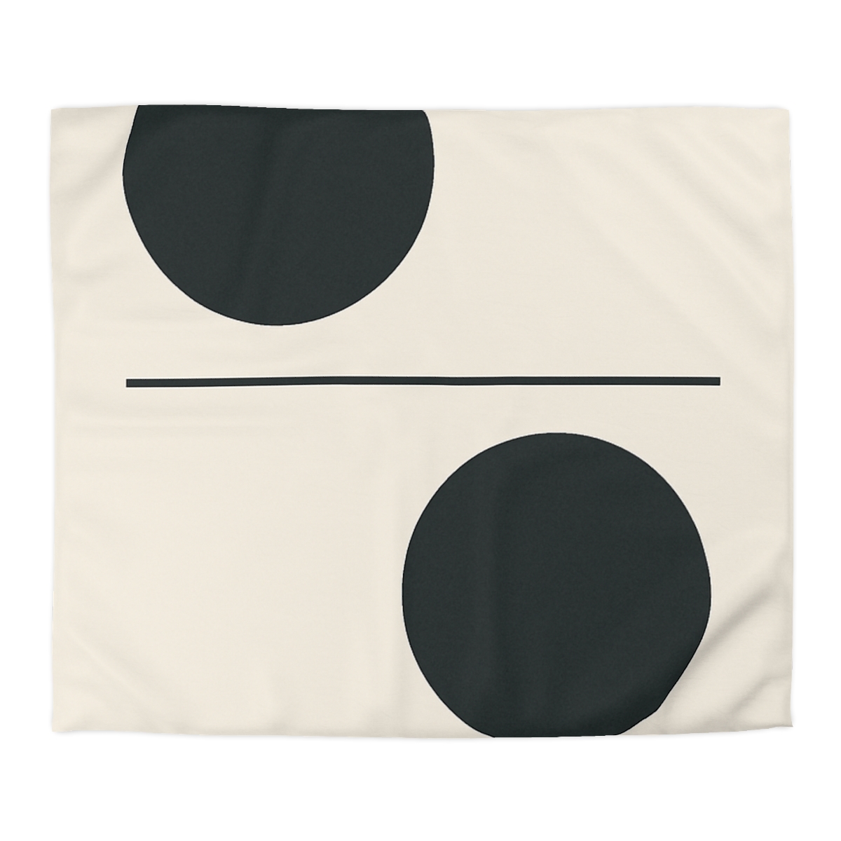 Offset Circle Bar Pairing soft comforter duvets