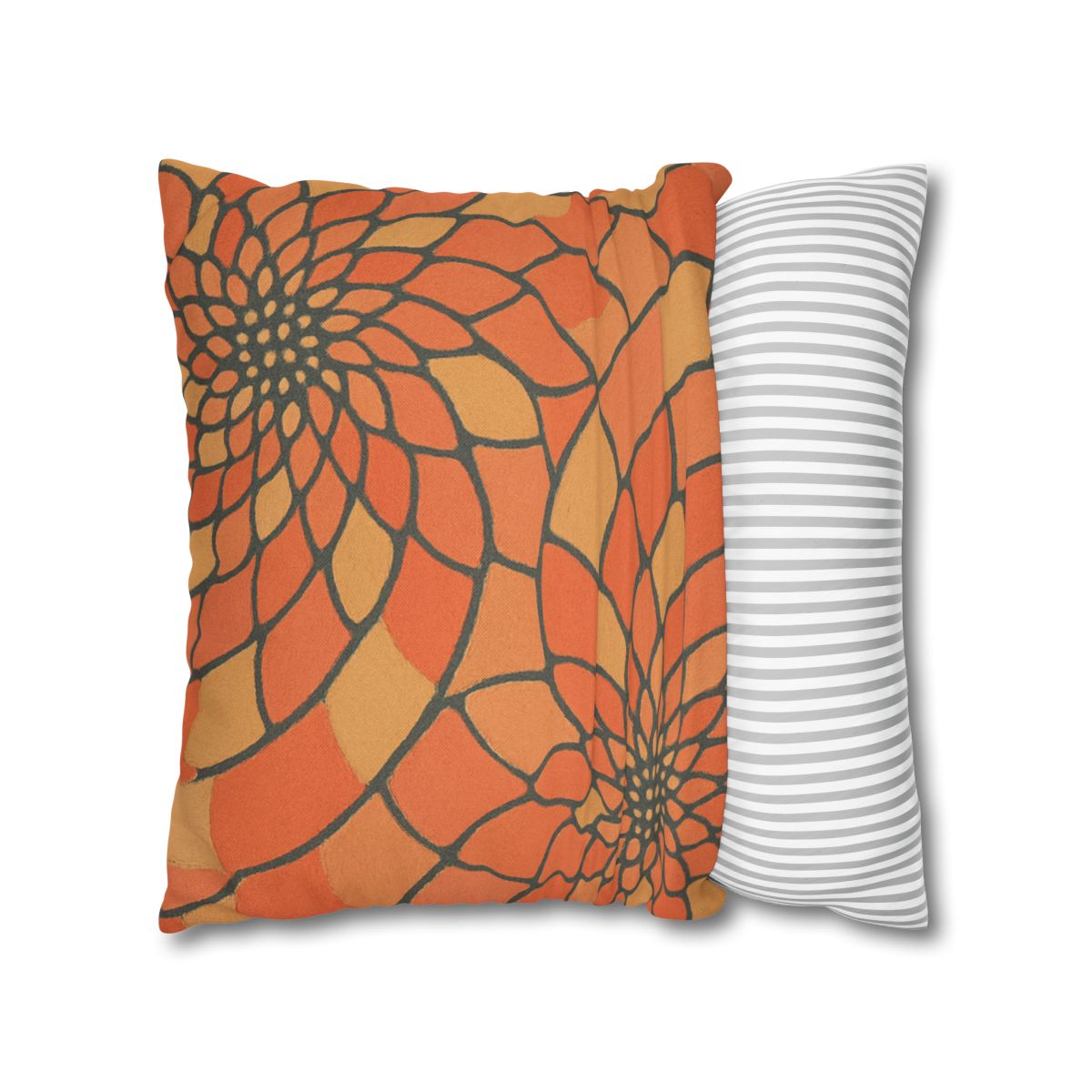 Petal Spiral Matrix designer print pillow cases