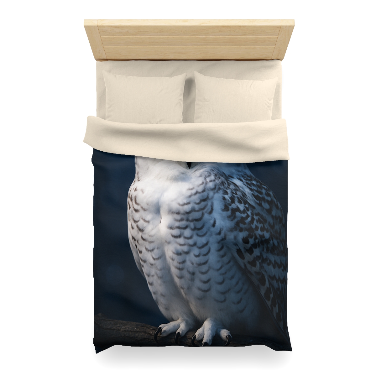 Midnight Watch Snowy Owl soft comforter duvets