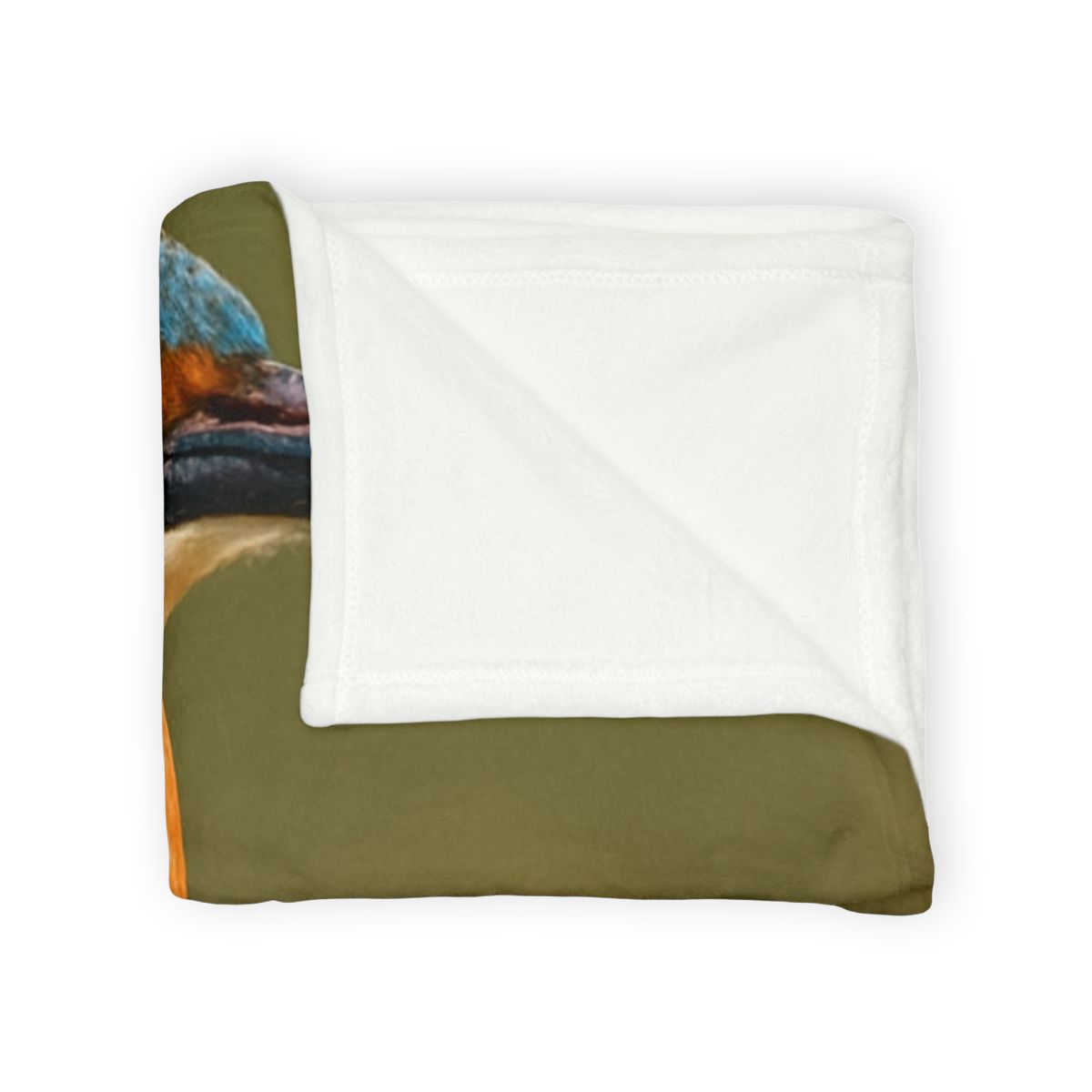 Dawn Drift Kingfisher designer printed blankets