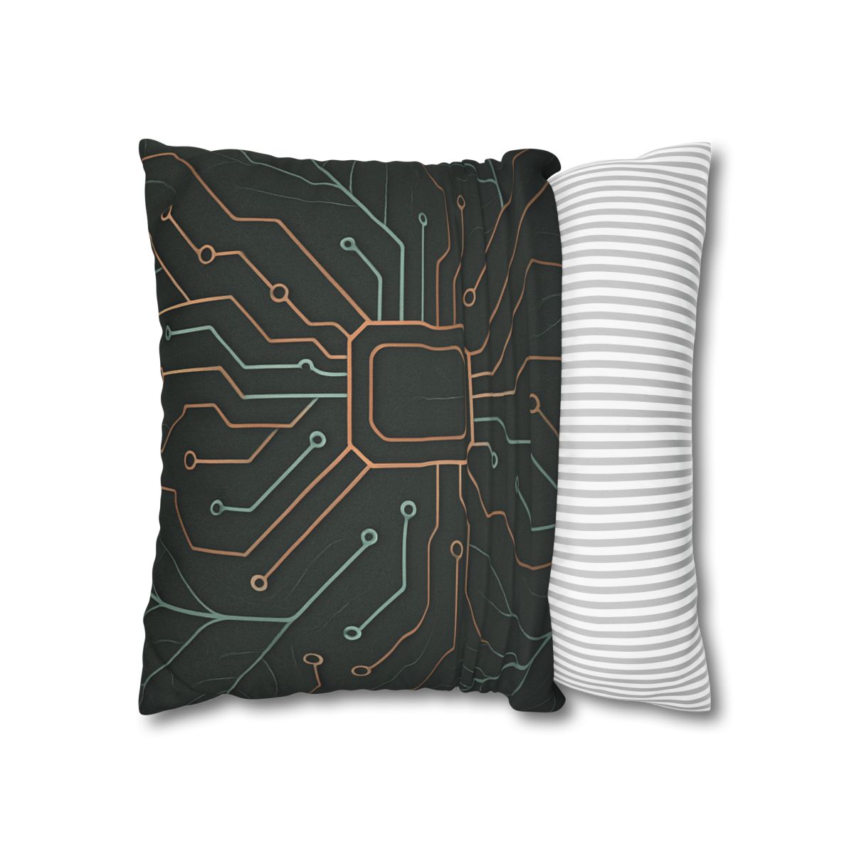 Leaf Vein Circuitry custom pillow cases