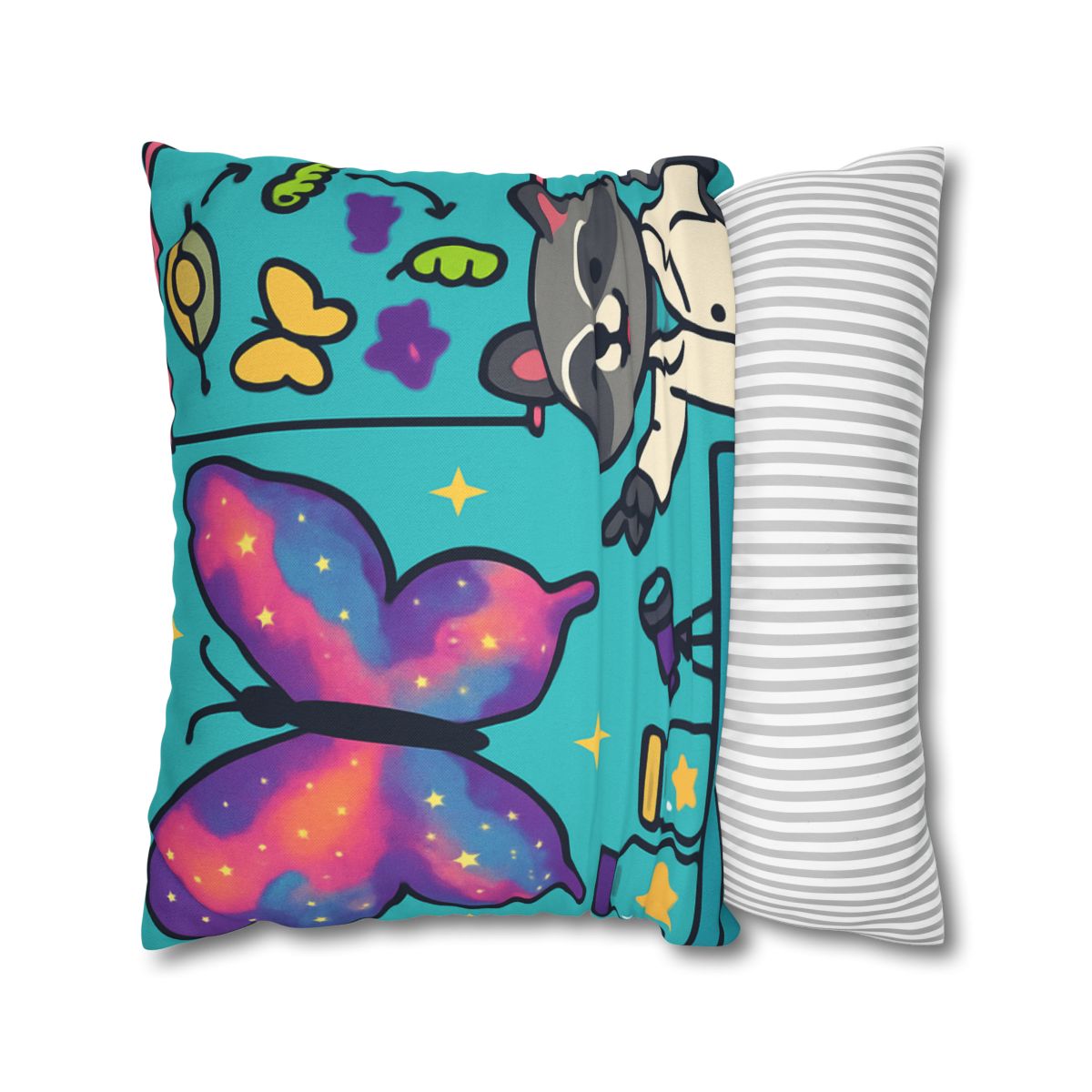 Nebula Garden Butterflies Lab custom pillow cases