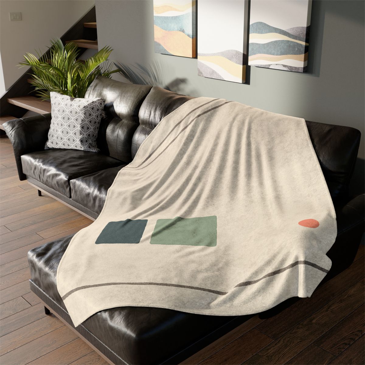 Open Frame With Sliding Arc stylish throw blankets