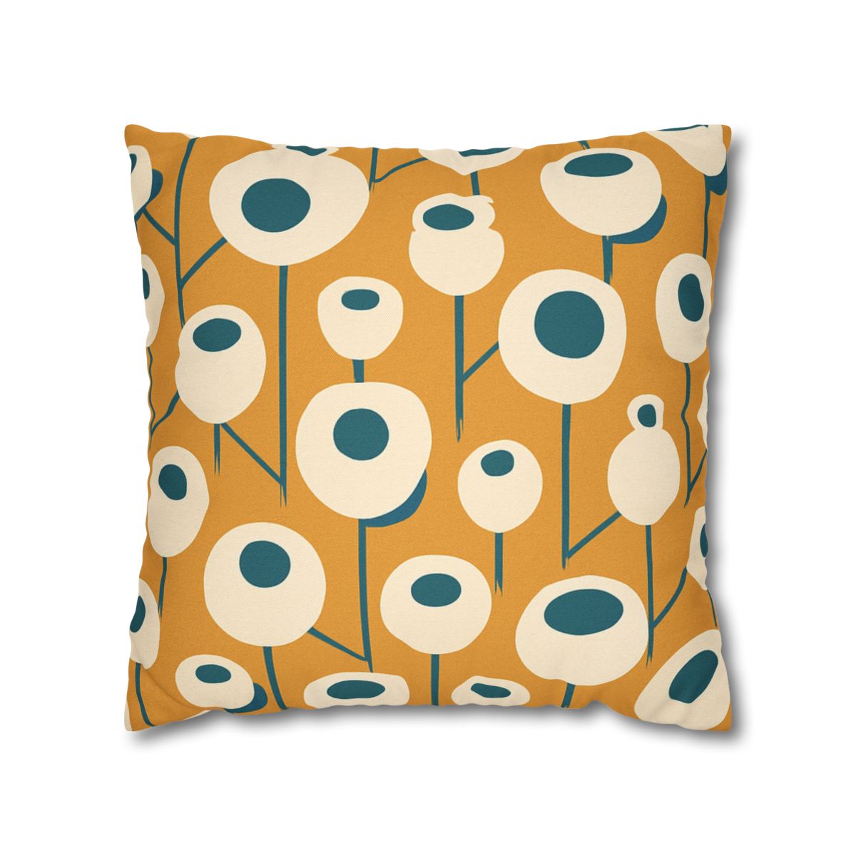 Seed Pod Cluster Grid soft cotton pillow cases