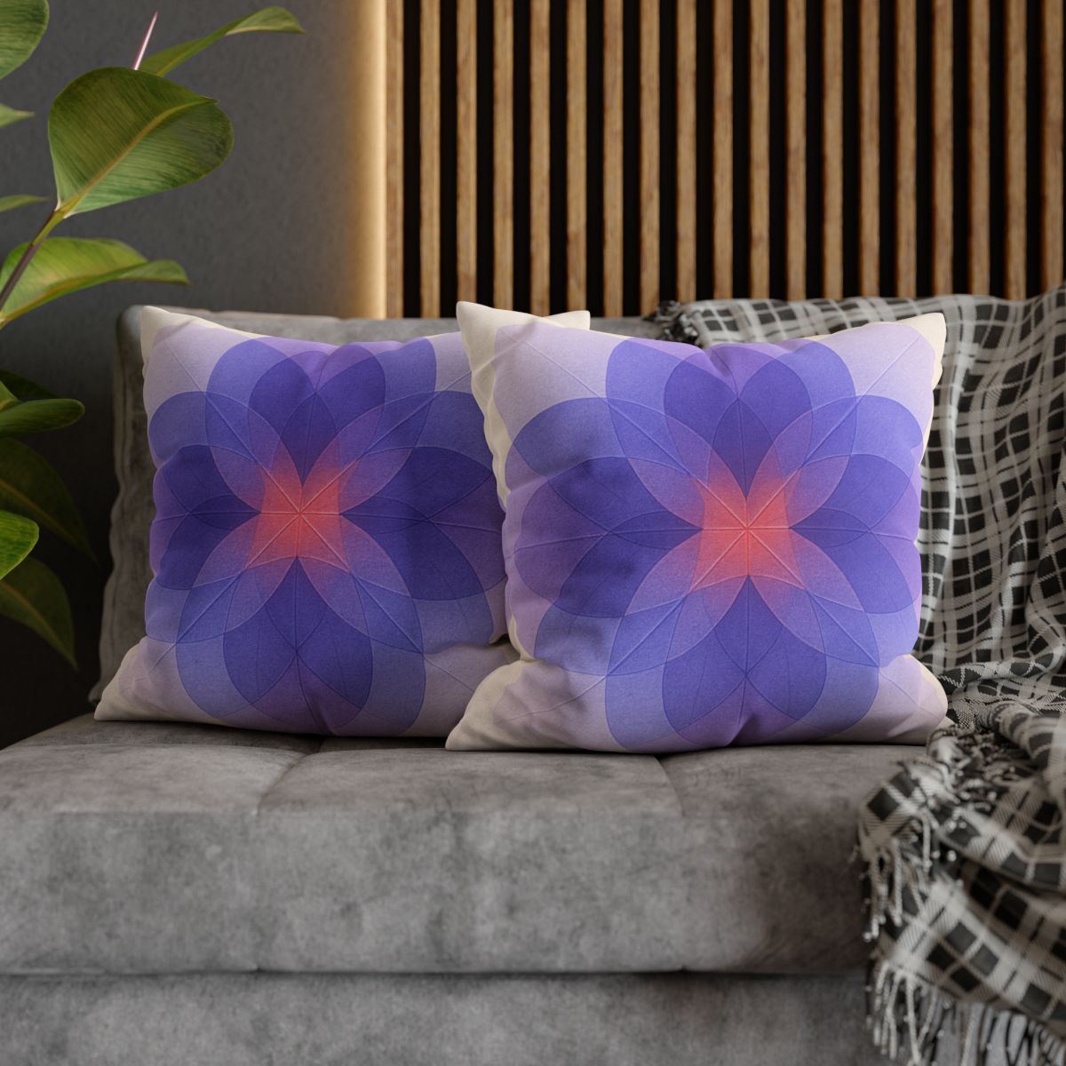 Petal Prism Overlap custom pillow cases