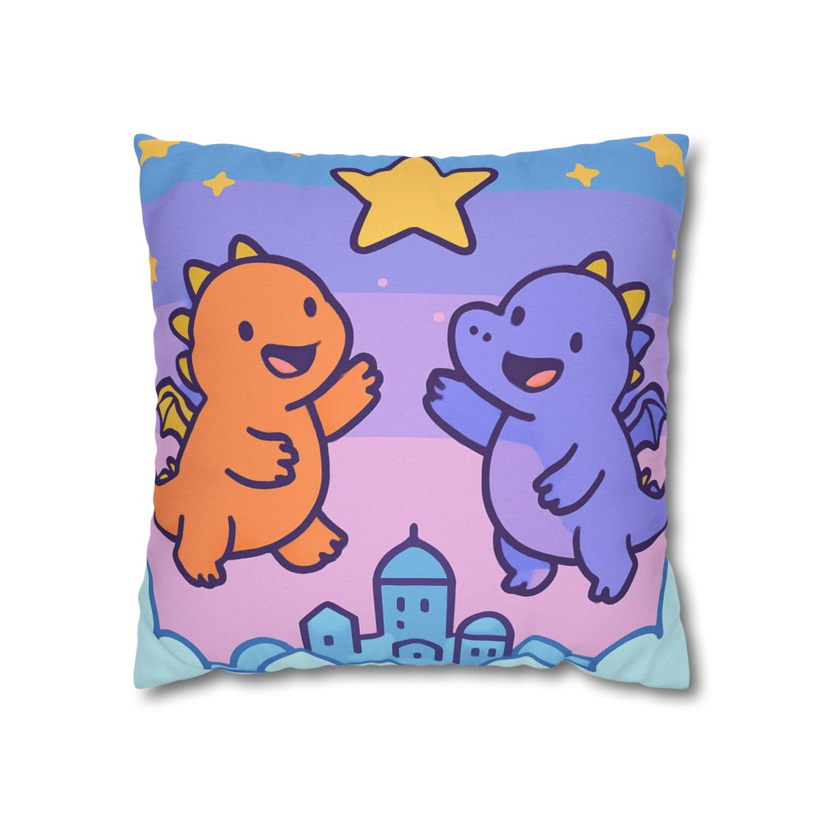 Starlight Cloud City Dragons personalized pillow covers