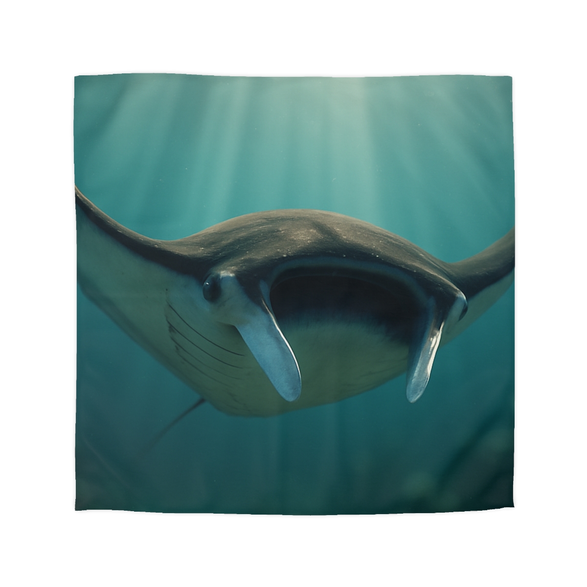 Starlit Drift Giant Manta Ray custom duvets