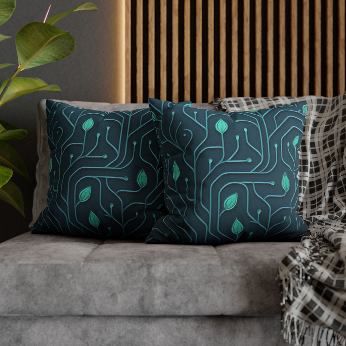 Vine Circuit Lattice trendy patterned pillow cases