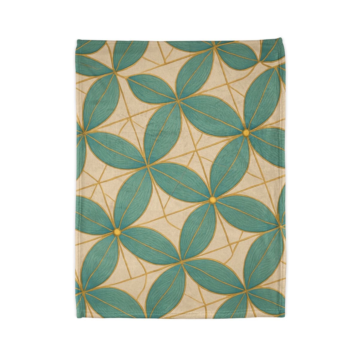 Petal Circuit Lattice personalized cozy blankets