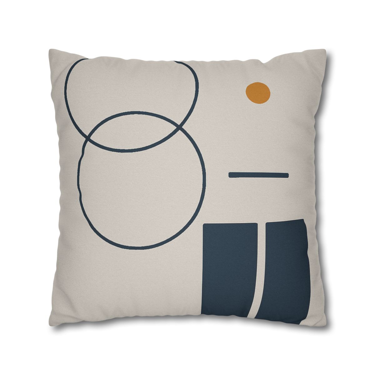 Staggered Rings Over Split Rectangle trendy patterned pillow cases