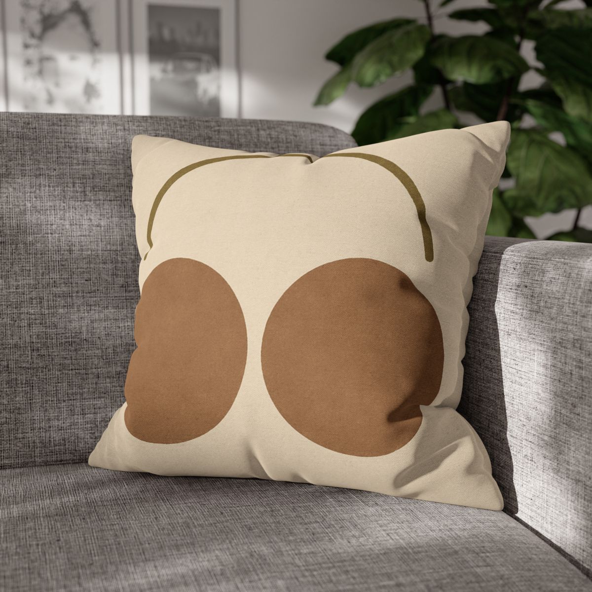Arc Bridge Over Twin Circles personalized pillow covers