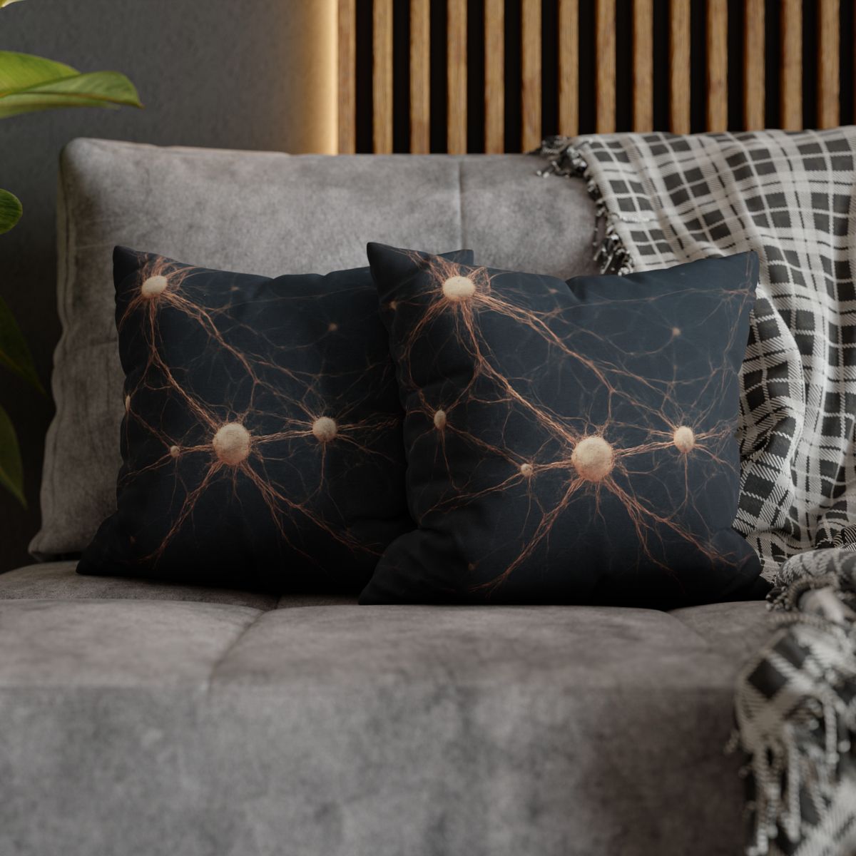 Cosmic Web Filament comfortable bedding pillow covers