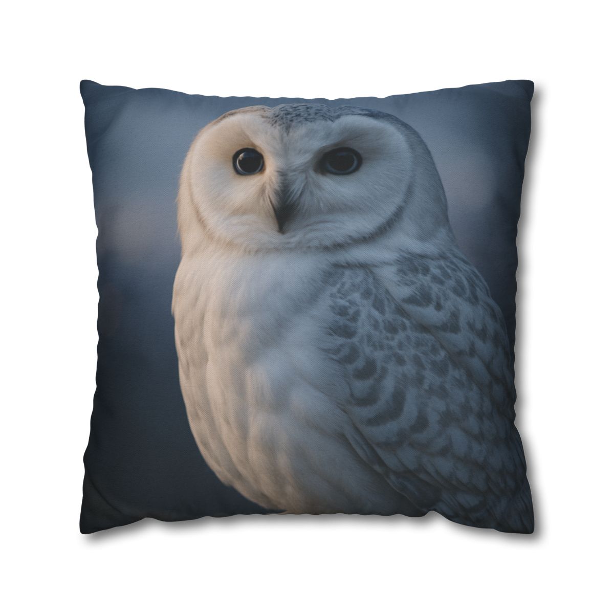 Twilight Watcher Snowy Owl personalized pillow covers