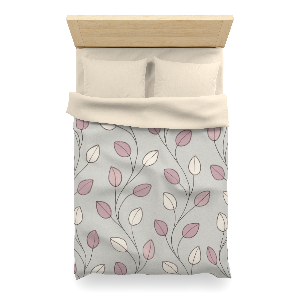 Spiral Bud Cascade soft comforter duvets