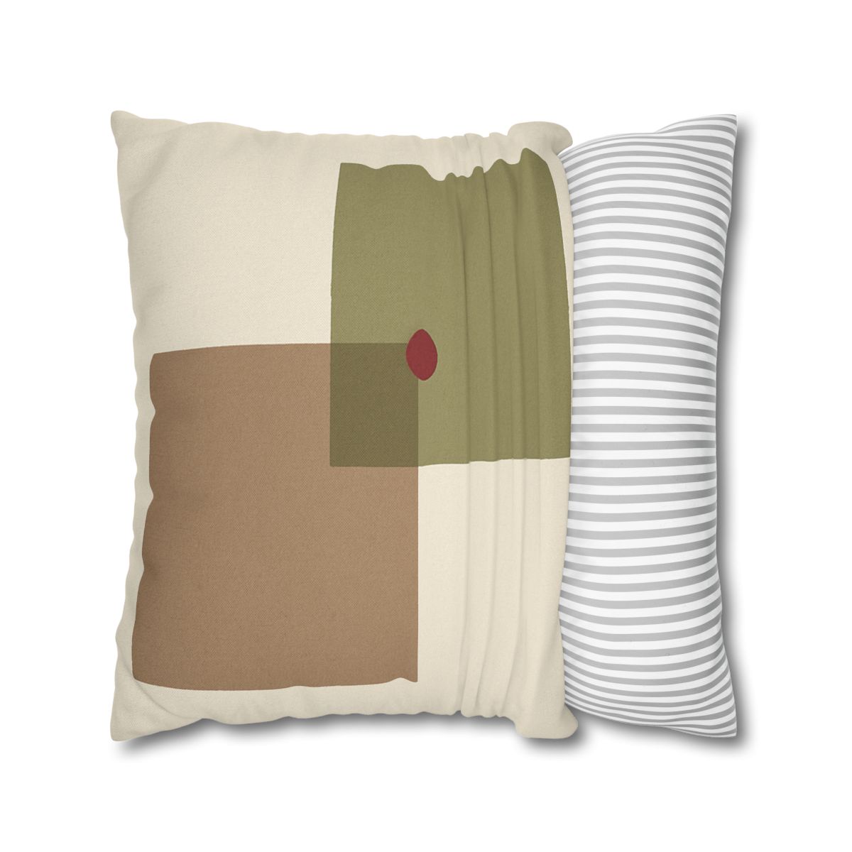 Offset Duo And Quiet Dot soft cotton pillow cases