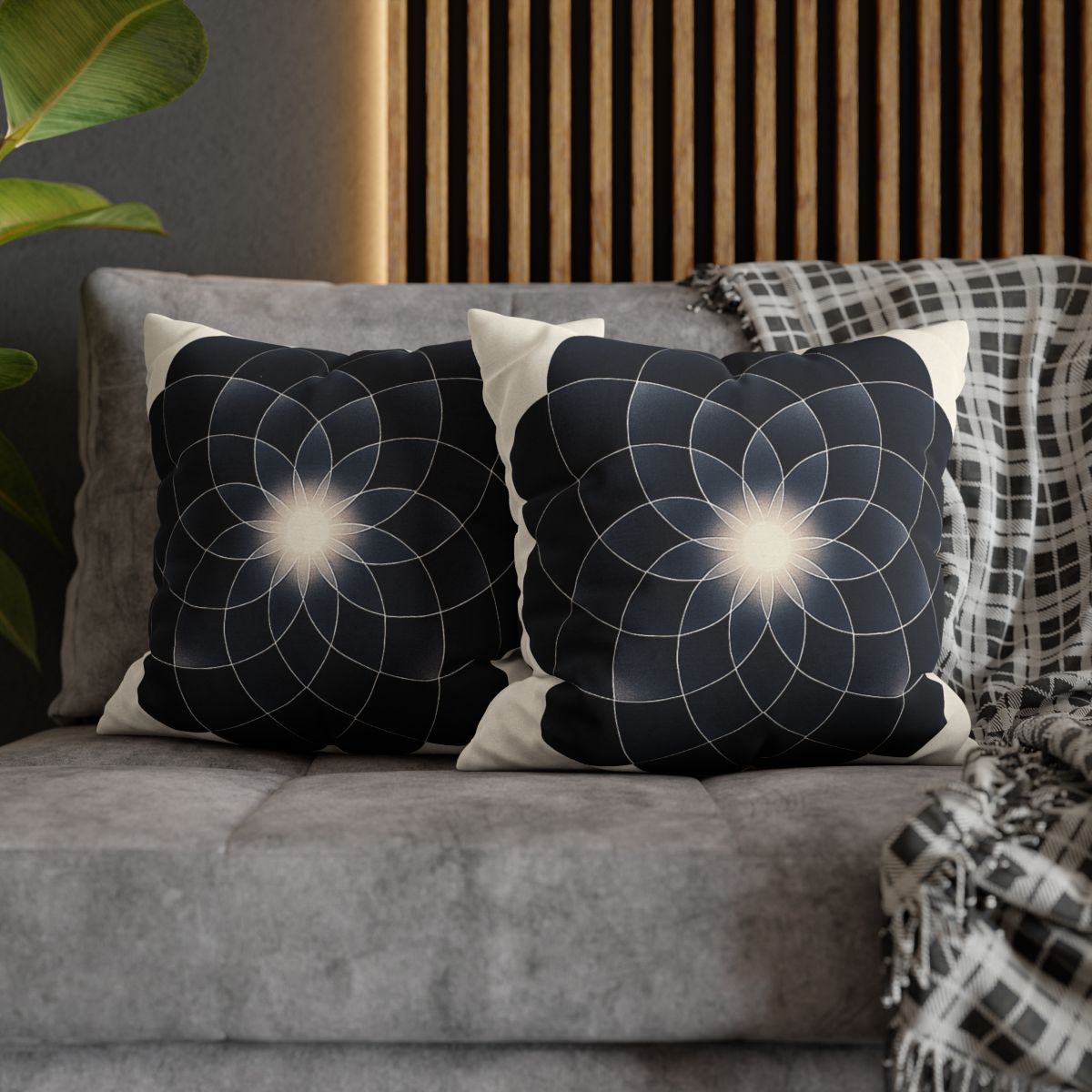 Petal Eclipse Rosette trendy patterned pillow cases