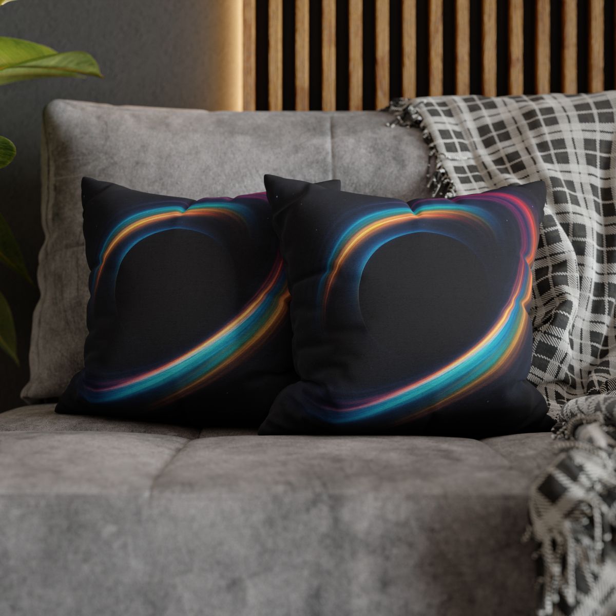 Chromatic Lensing Mirage trendy patterned pillow cases