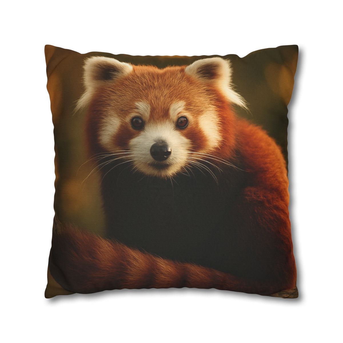 Crimson Whisper Red Panda unique gift pillow cases