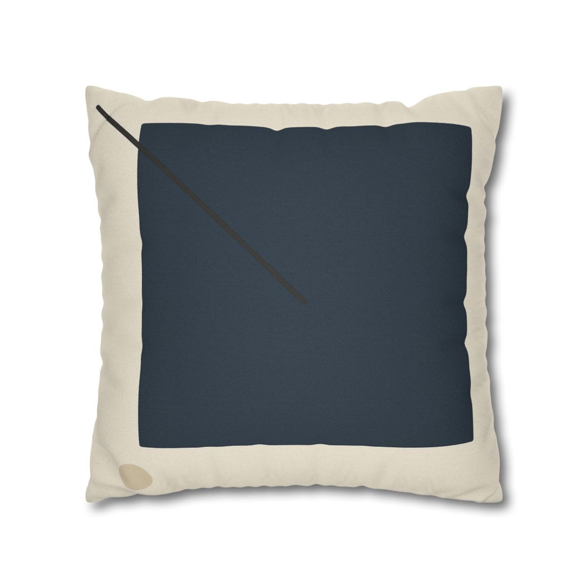 Diagonal Line And Square Balance soft cotton pillow cases