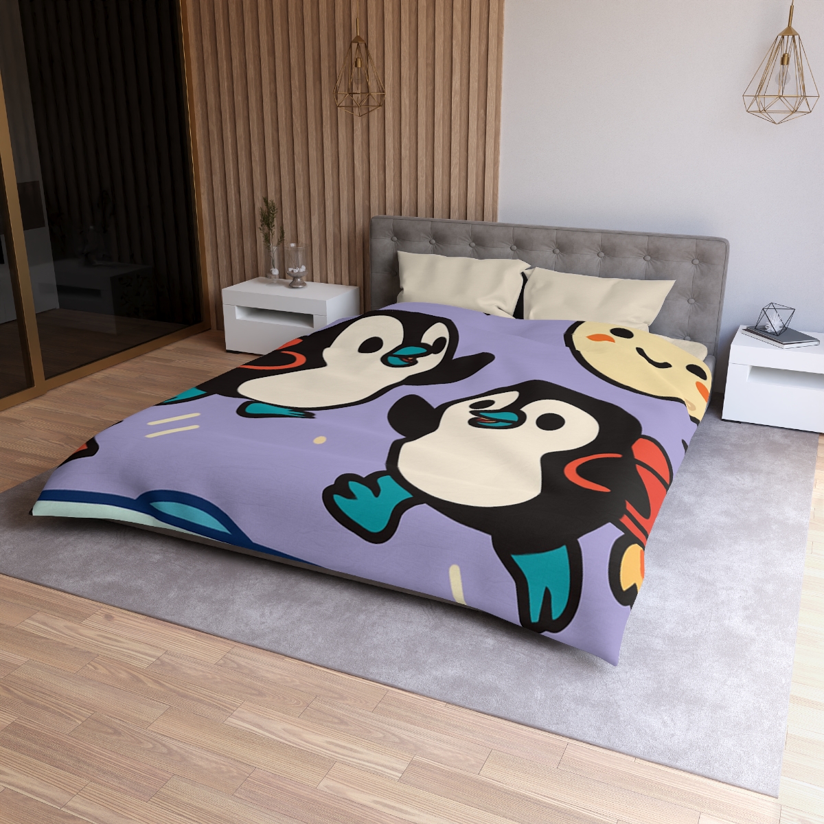 Rocket Penguin Explorers duvets for gifts