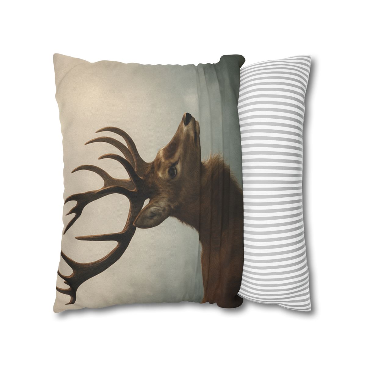 Morning Mist Red Deer Stag custom pillow cases