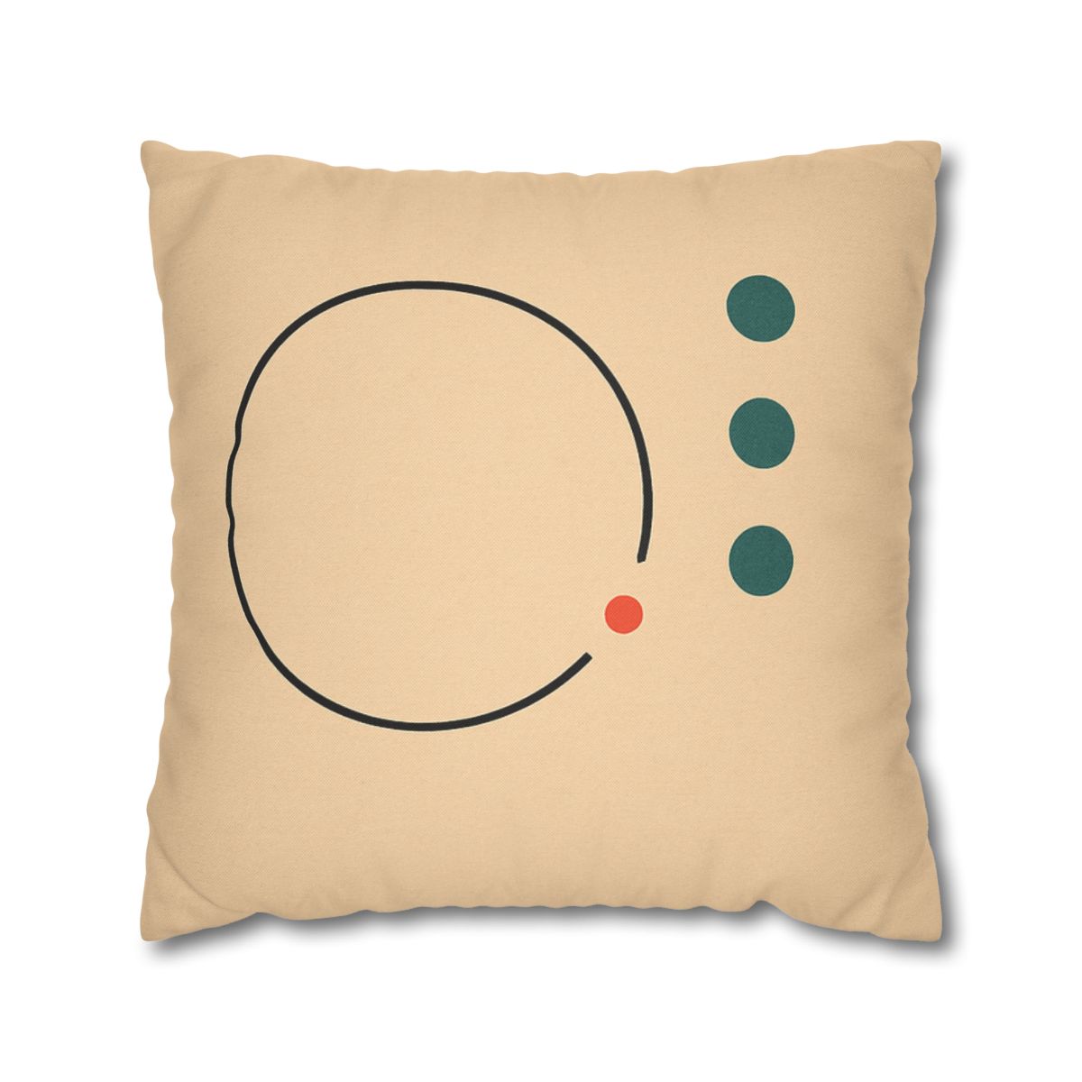 Broken Ring With Offset Triplet custom pillow cases