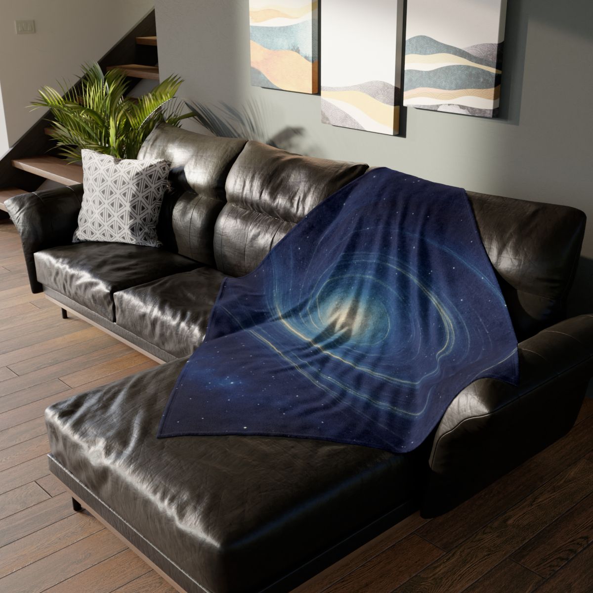 Lensing Mirage Bloom soft fleece blankets