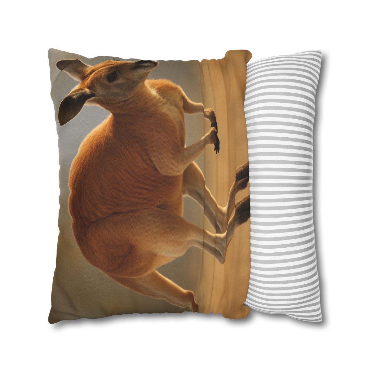Ember Hop Red Kangaroo trendy patterned pillow cases
