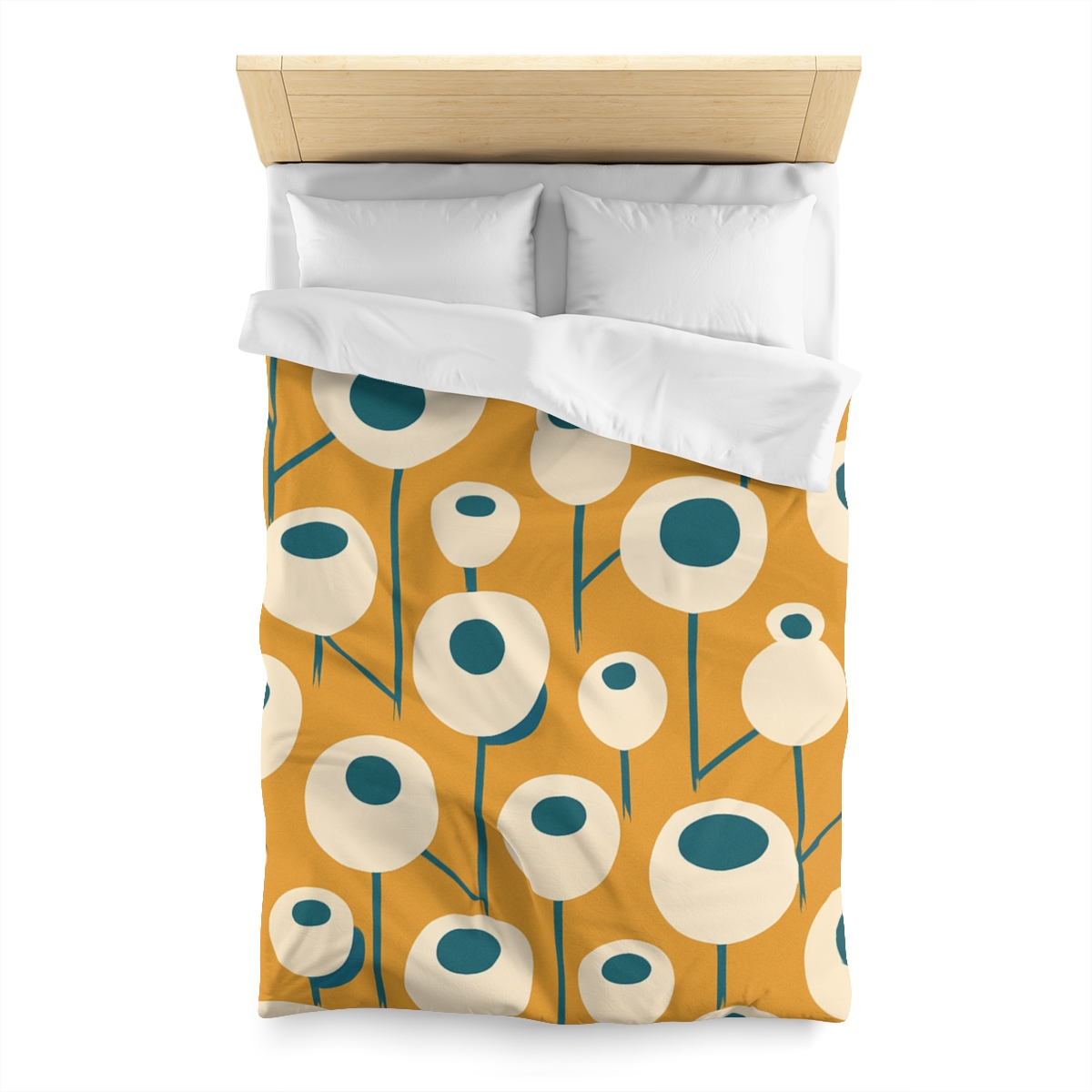 Seed Pod Cluster Grid custom duvets