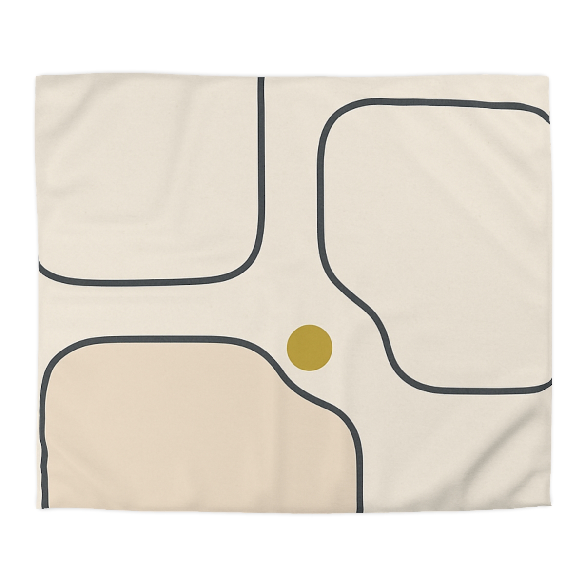 Quiet Triad With Open Center trendy bedroom duvets