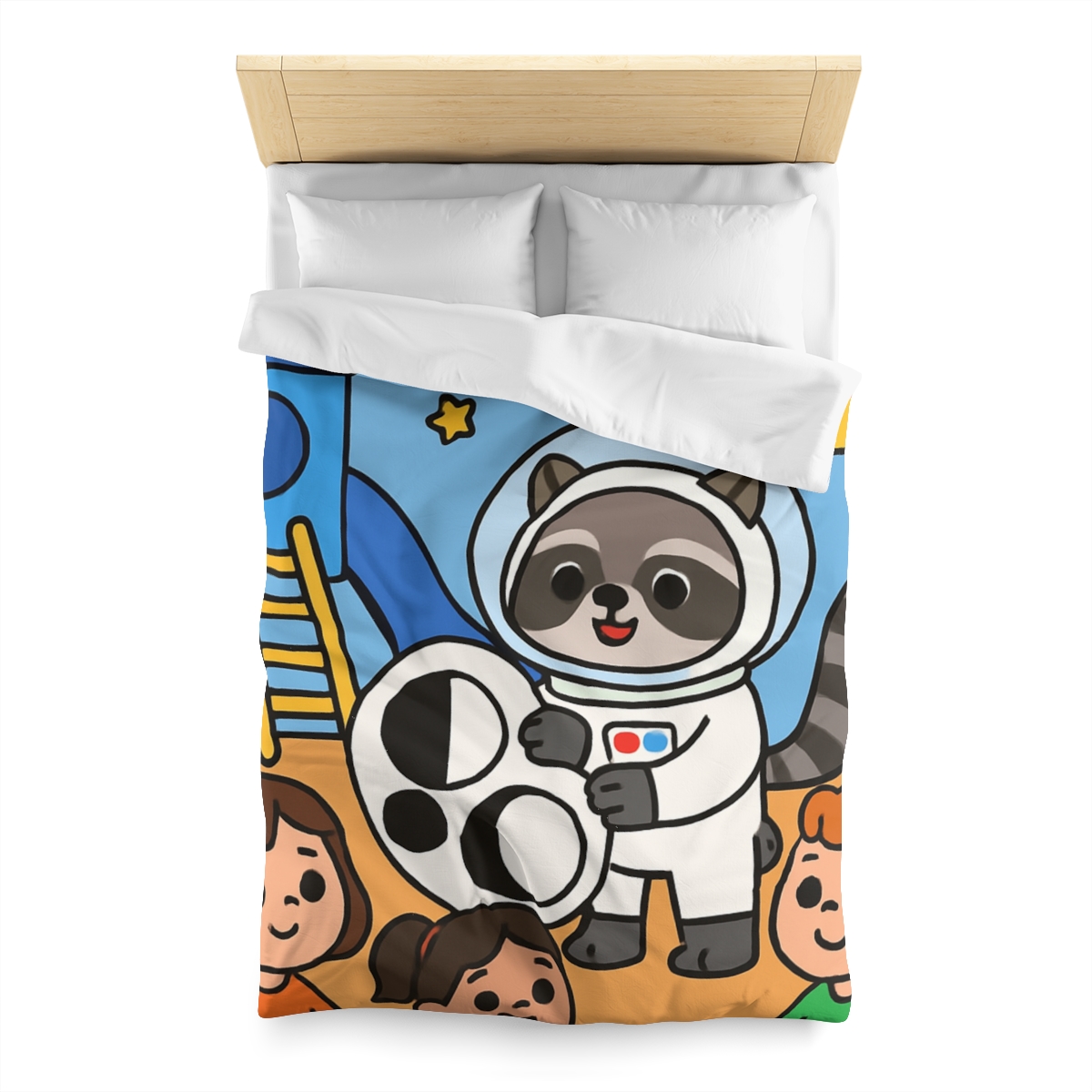 Moon Phase Playground Parade soft comforter duvets