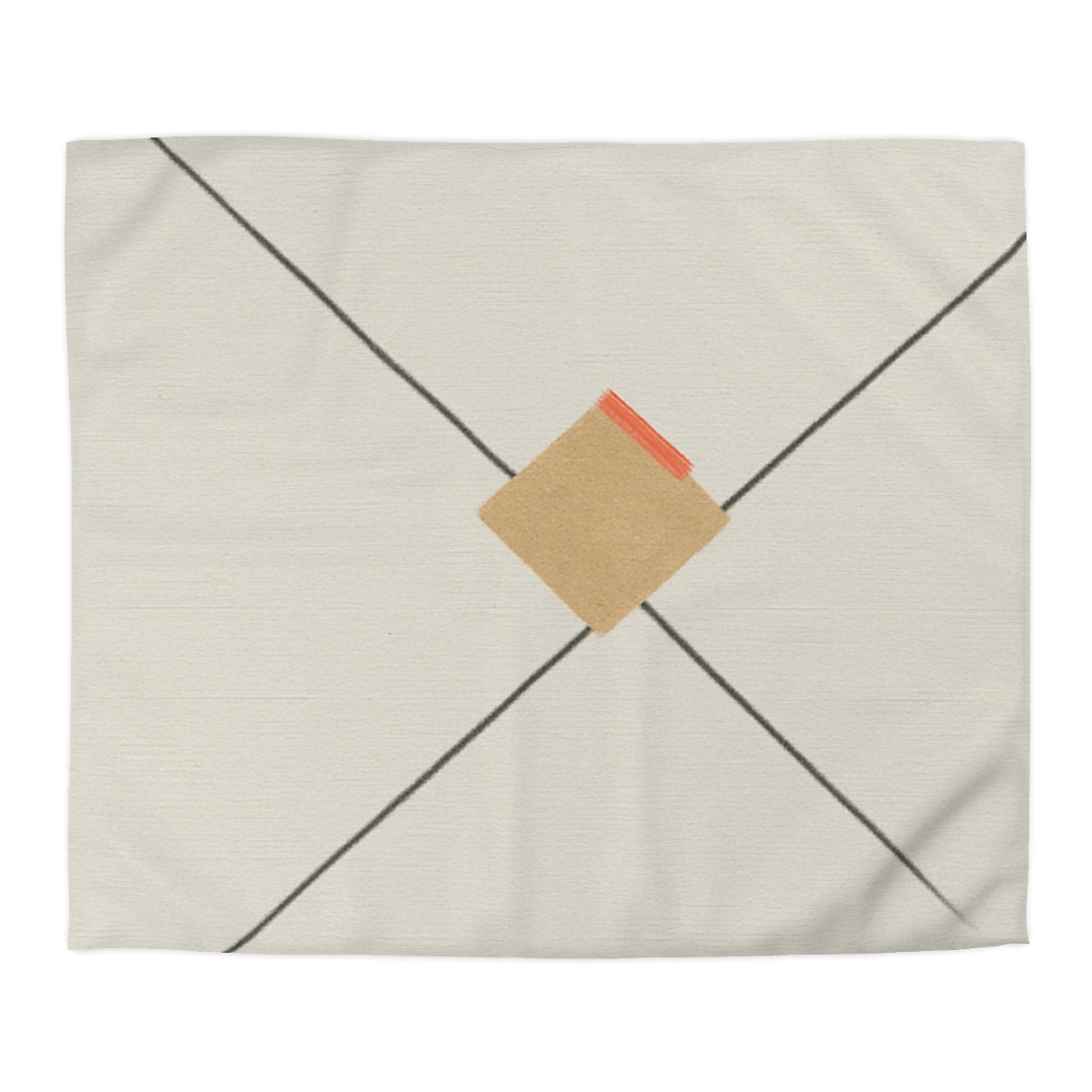 Diagonal Pair And Resting Square trendy bedroom duvets