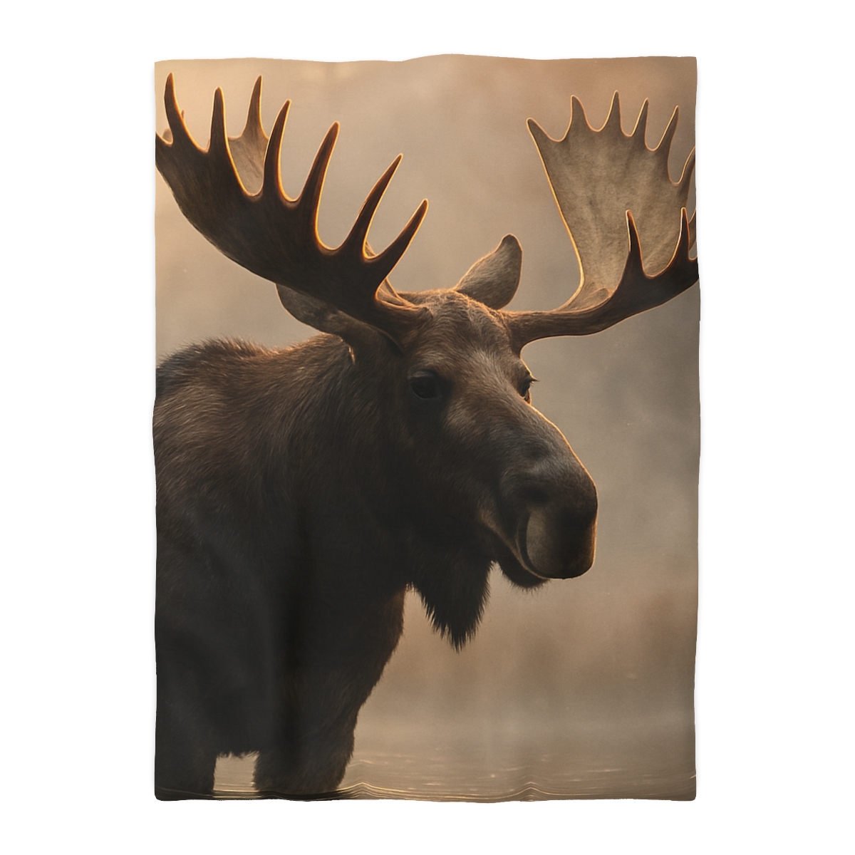Dawn Mirror Moose warm winter duvets