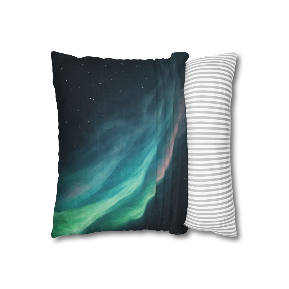 Aurora Veil Starstream personalized pillow covers