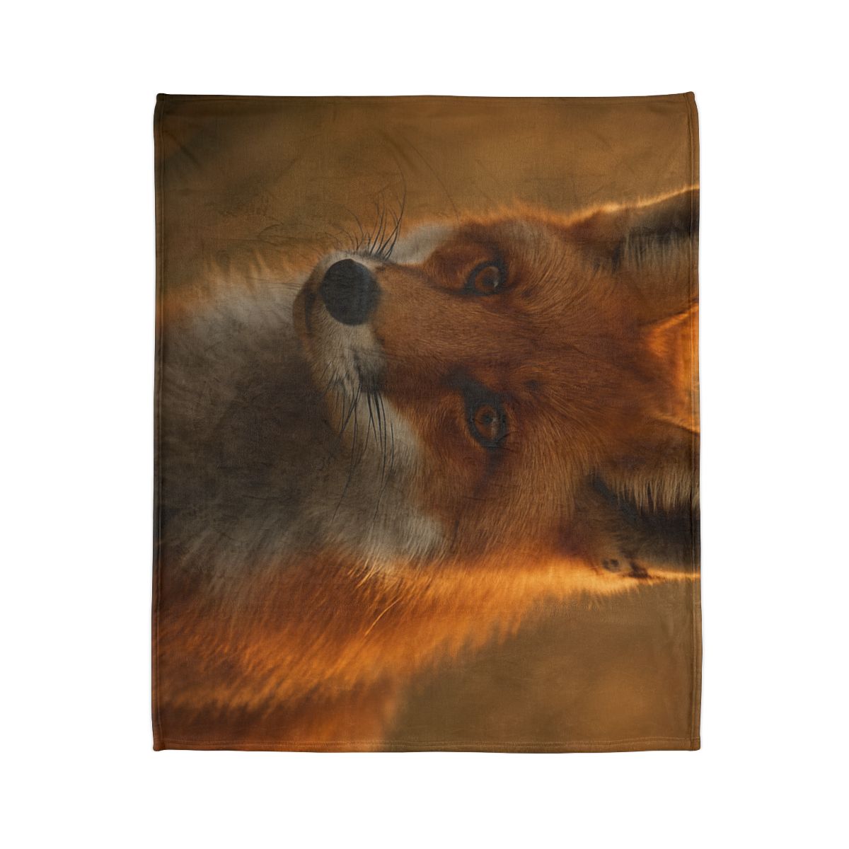 Crimson Whisper Red Fox unique gift blanketscustom blankets