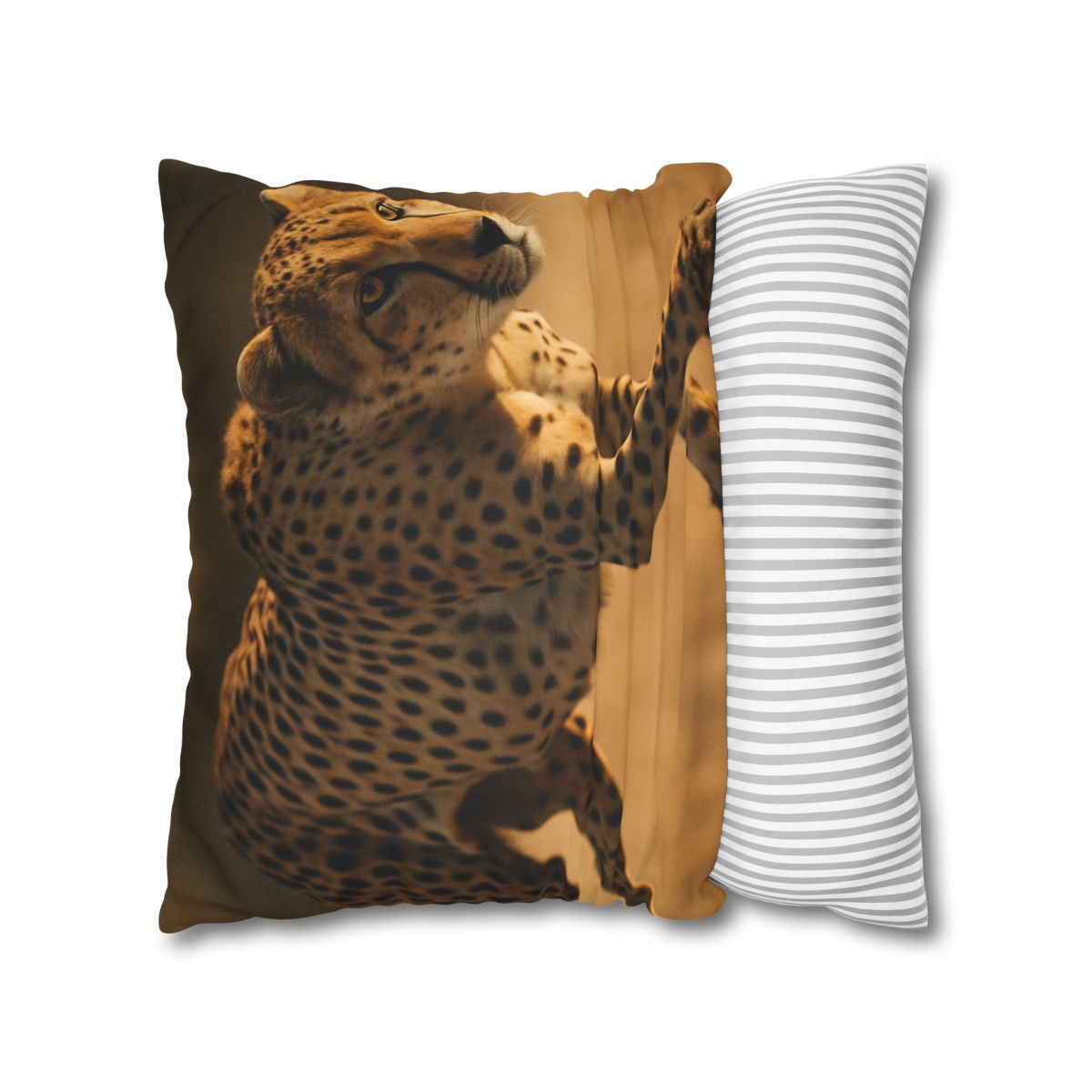 Speed Whisper Cheetah soft cotton pillow cases