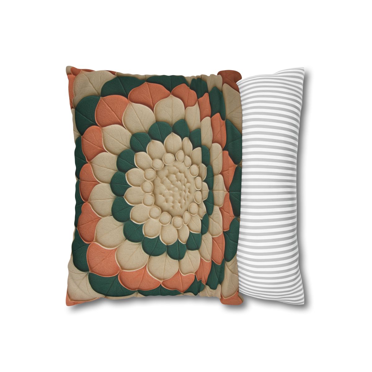 Petal Halo Mosaic designer print pillow cases