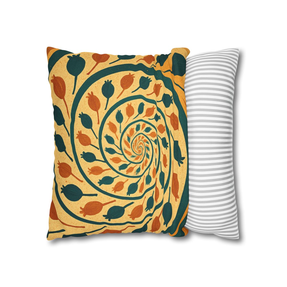Spiral Seed Chorus designer print pillow cases