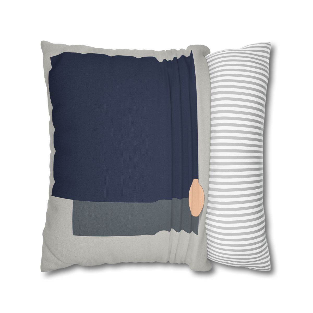 Balanced Triad With Open Center personalized pillow covers