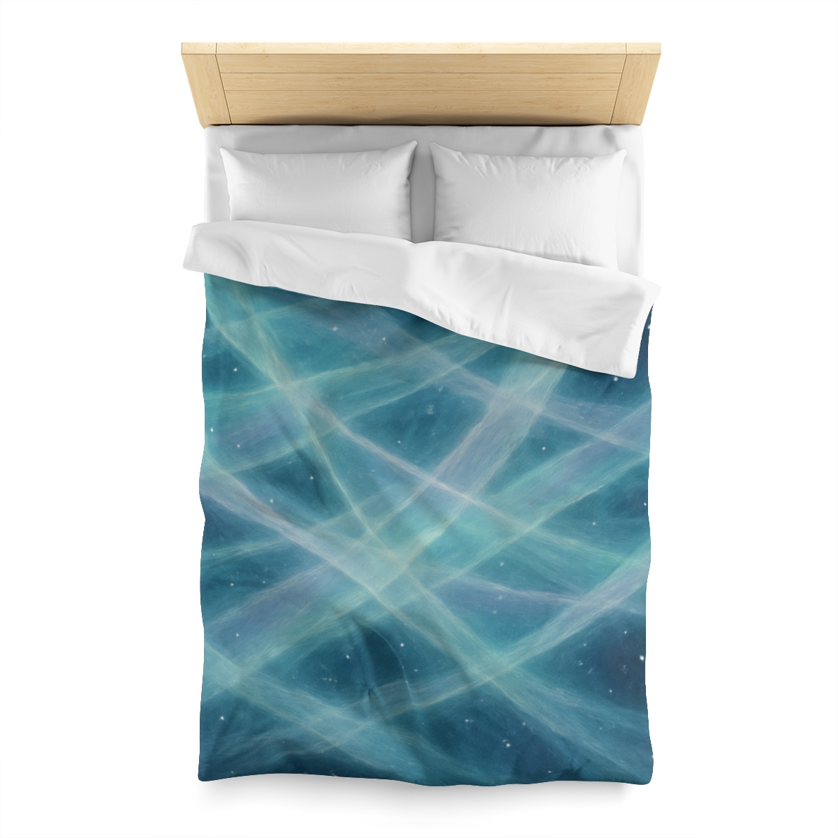 Aurora Lattice Veil custom duvets